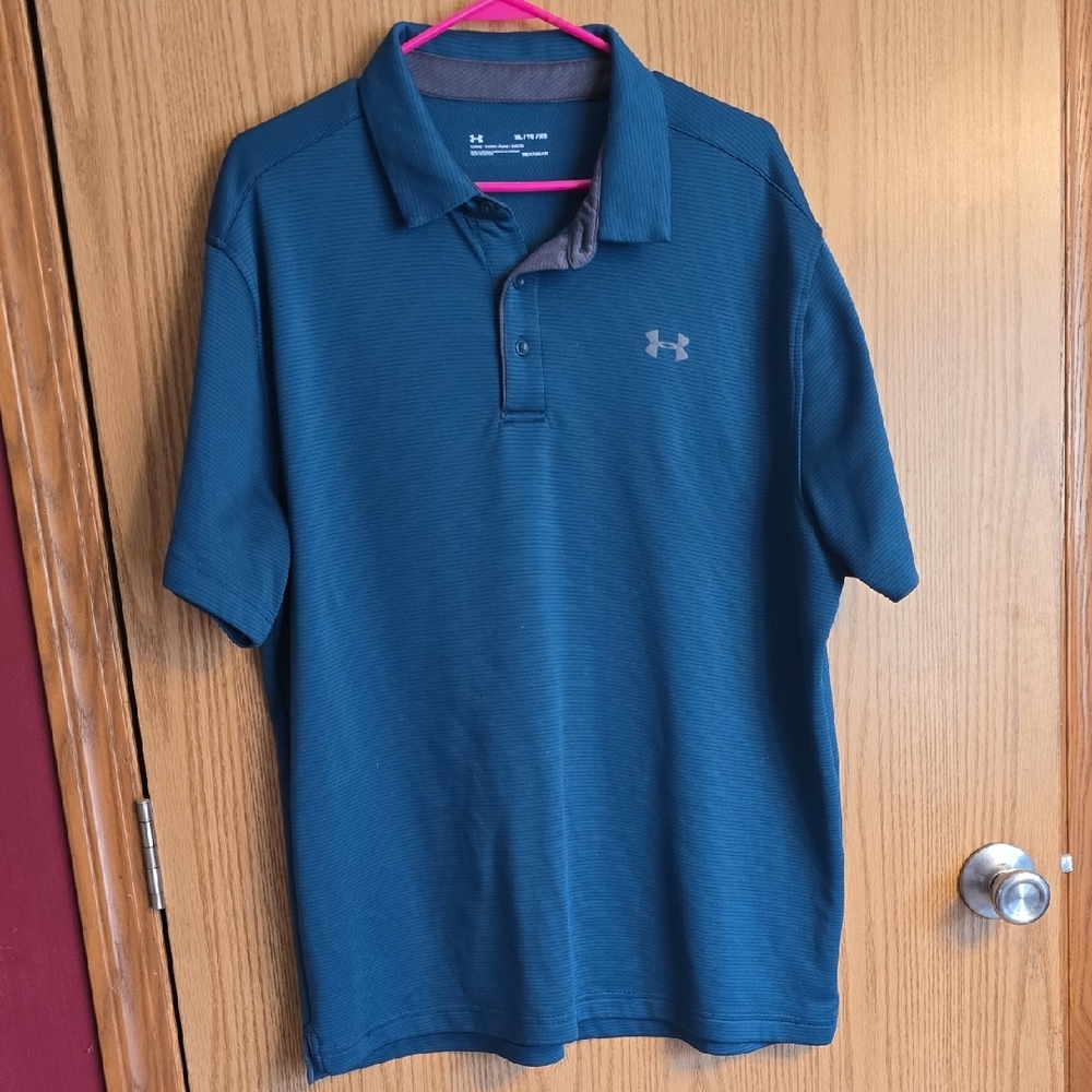 Under Armour Men's Teal Polo Shirt